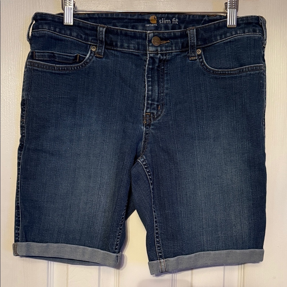 Carhartt Women's Blue Jean Shorts #423
